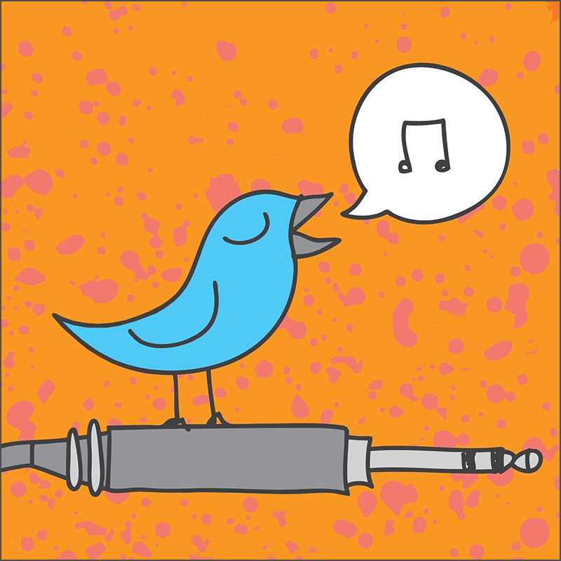 Little birdy singing